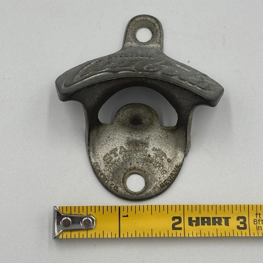 Vintage Drink‎ Coca Cola Coke Metal Wall Bottle Opener Starr X Brown Co USA